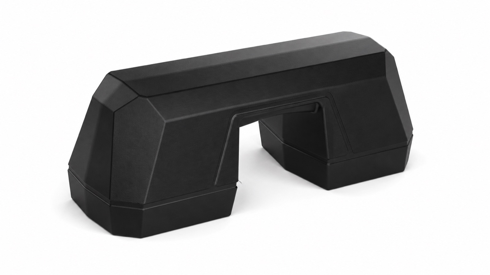 Trampoline Weights — three-quarter view showing the capture cutout